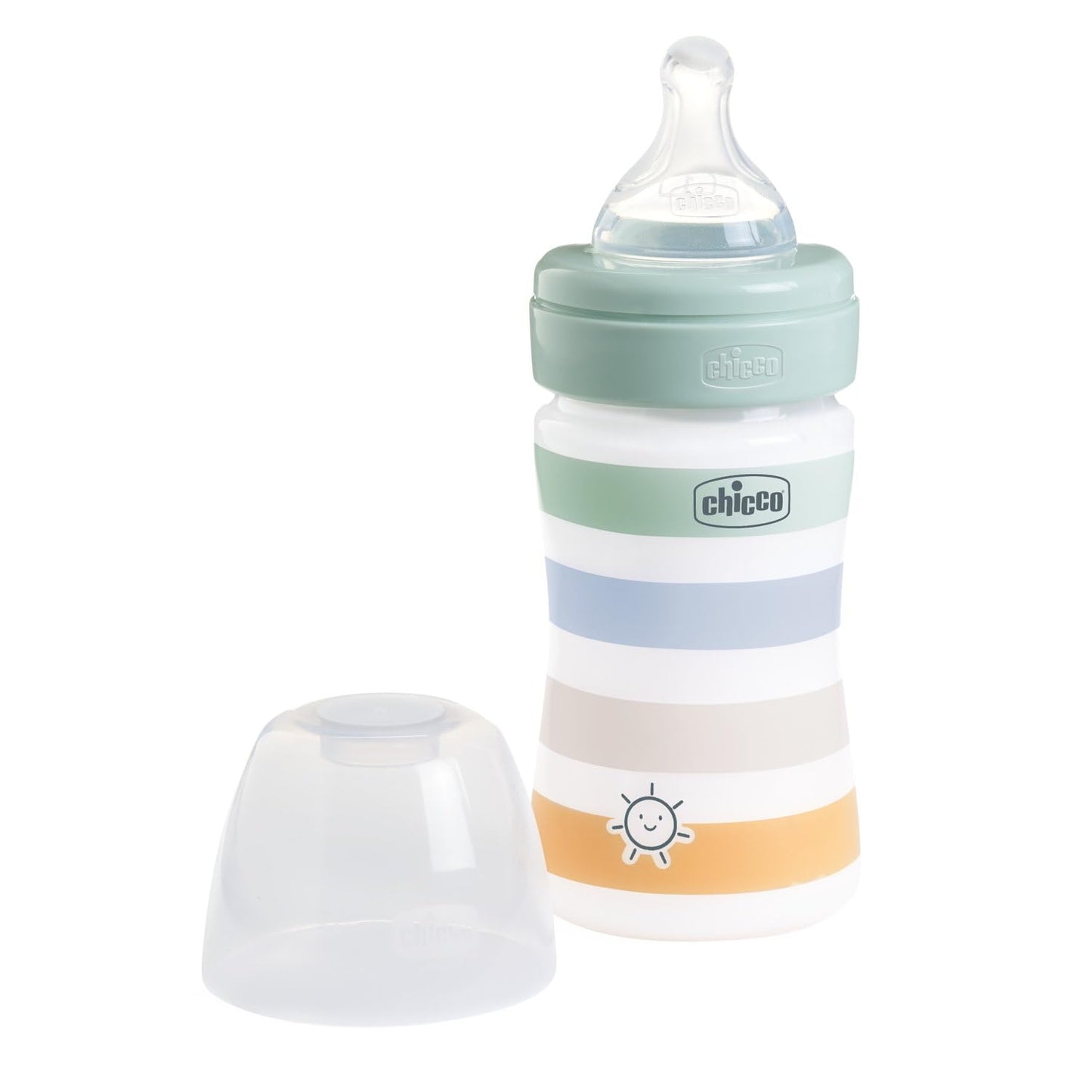 5-teiliges Erstausstattungsset mit Babyflaschen & Schnuller, Blau 5 Stück (1er Pack)
