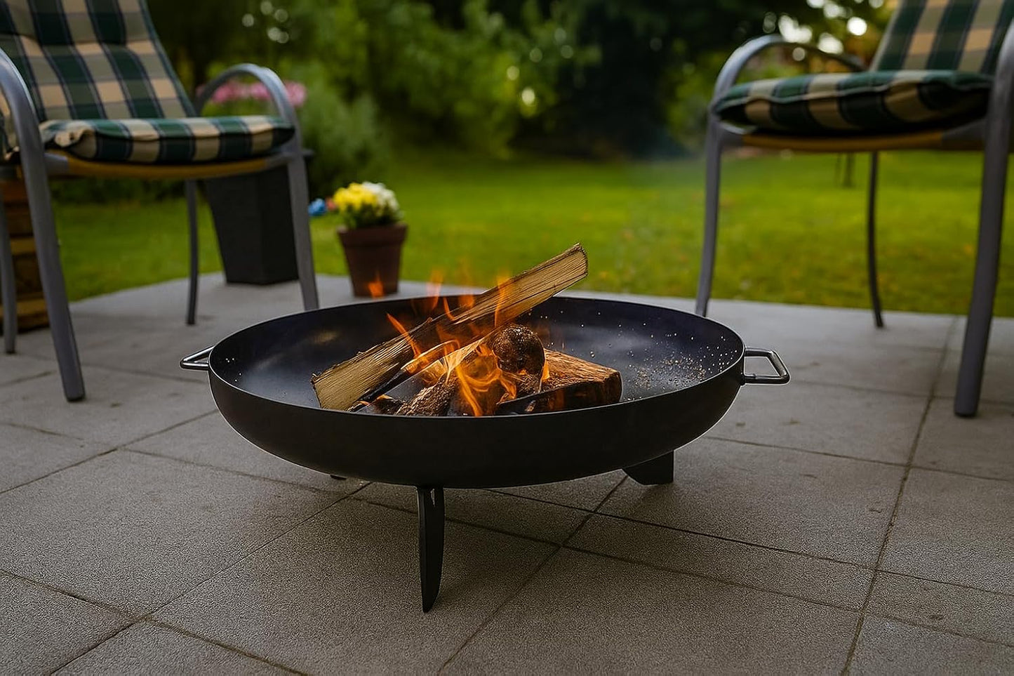 Feuerschale Monaco für Garten und Terrasse (100 cm), Ø 100 cm Monaco