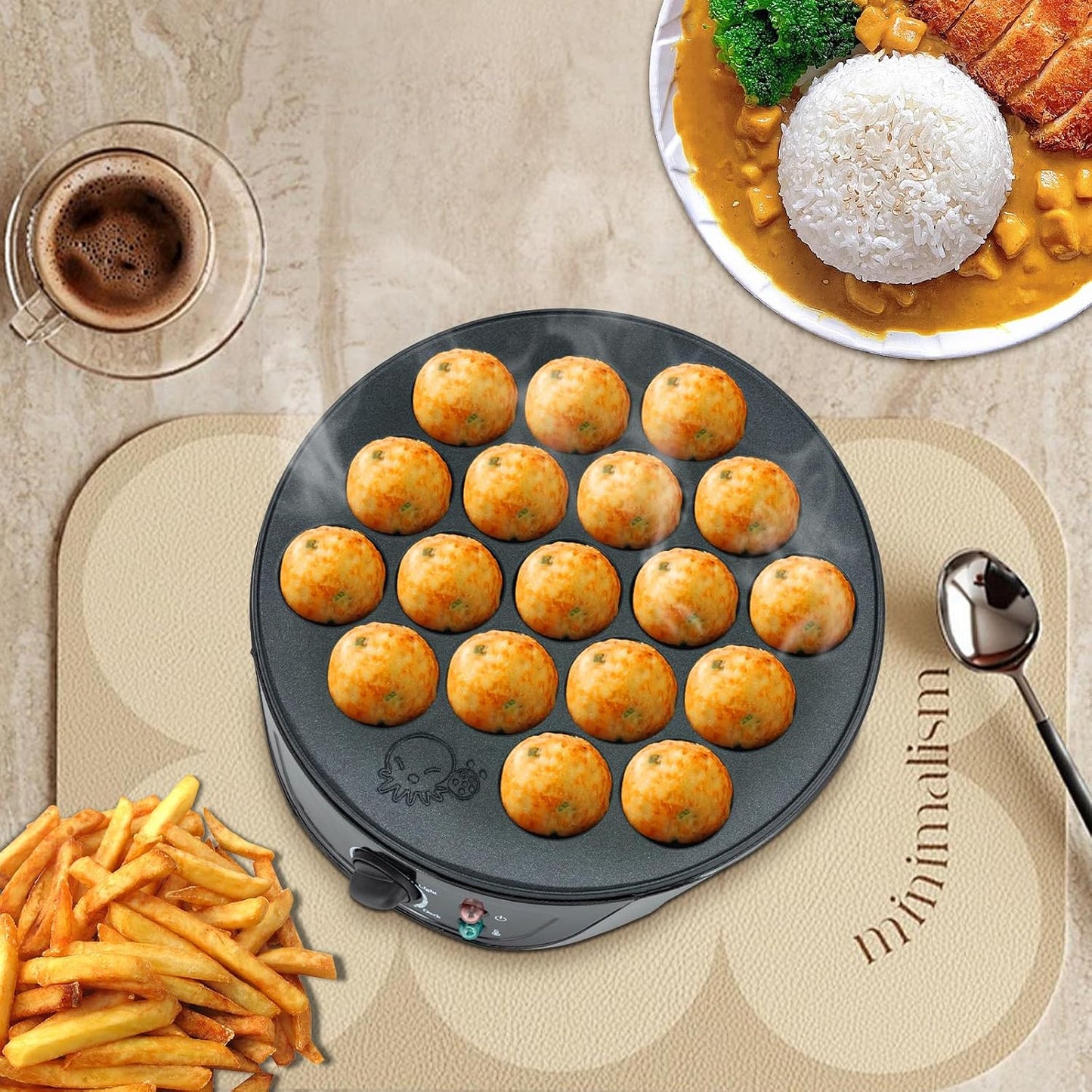 Takoyaki Maker mit Temperaturregelung
