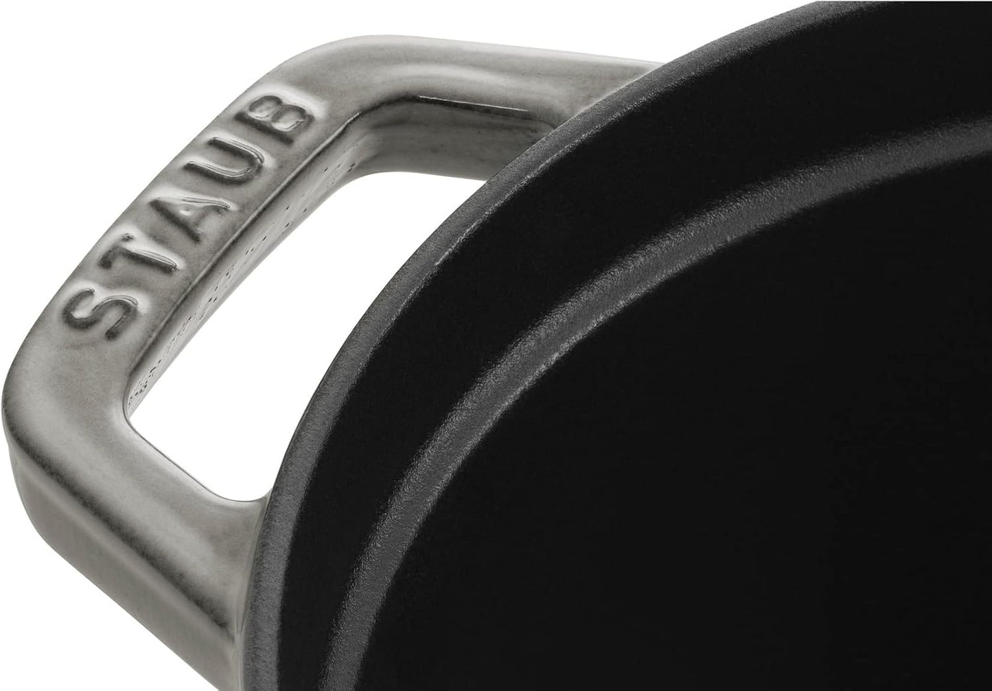 Cocotte Bräter mit Deckel, 33 cm, 6.7 L Graphit-Grau