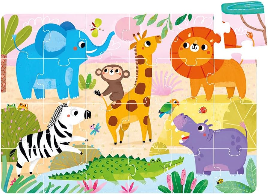 Wild Jumbo Puzzle Safari – 24-tlg.