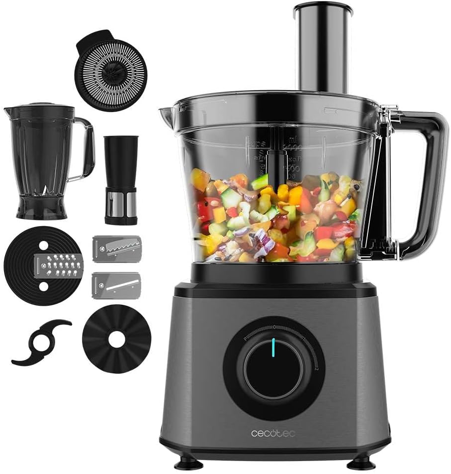 Küchenmaschine Paprika 1300 Full, 2000W | Schwarz