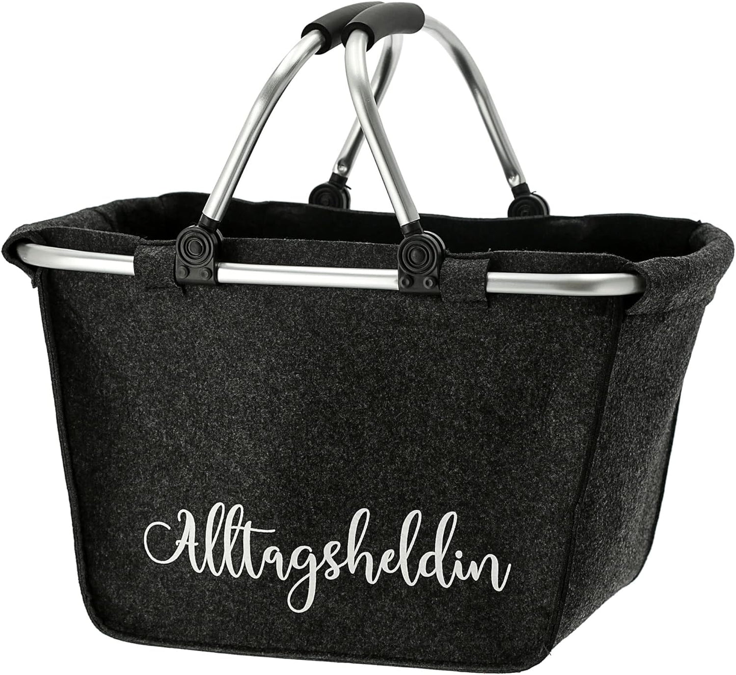 Einkaufskorb, 1 X Einkaufskorb Dunkelgrau
