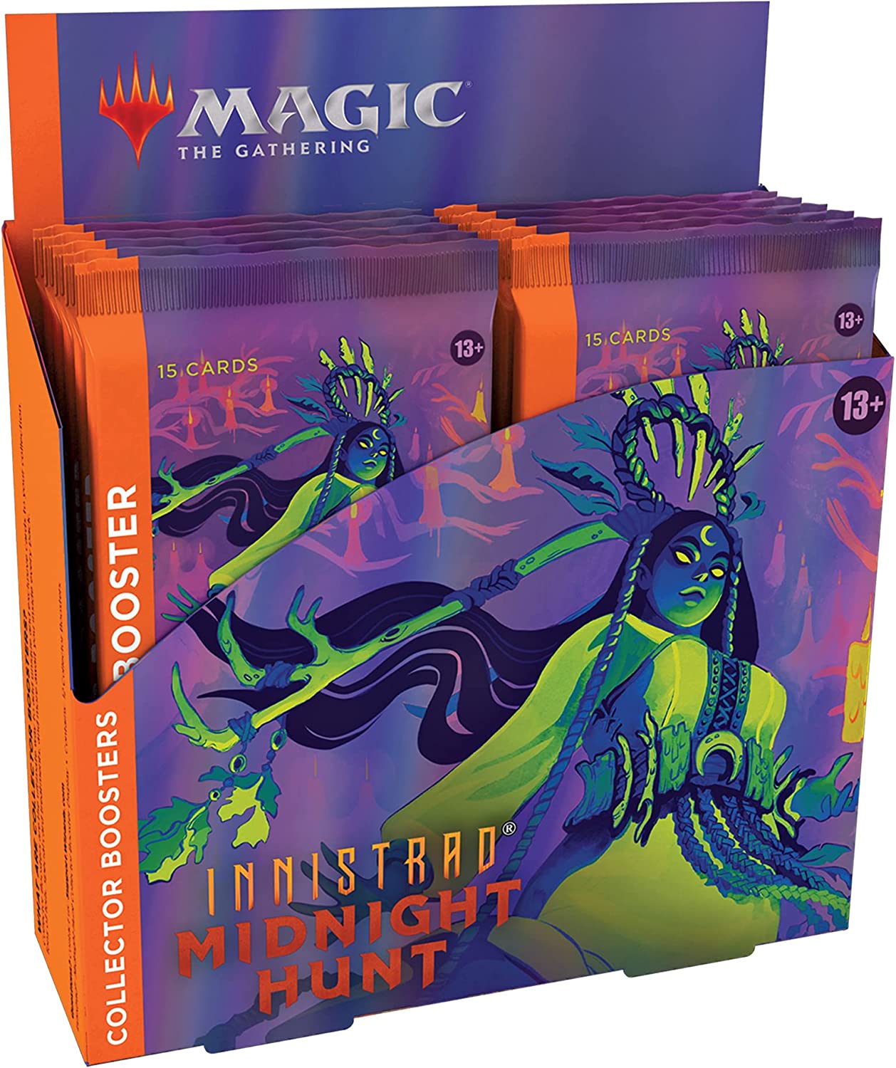 Magic: The Gathering - Innistrad: Midnight Hunt Sammler-Booster Display englisch, Sammelkarten