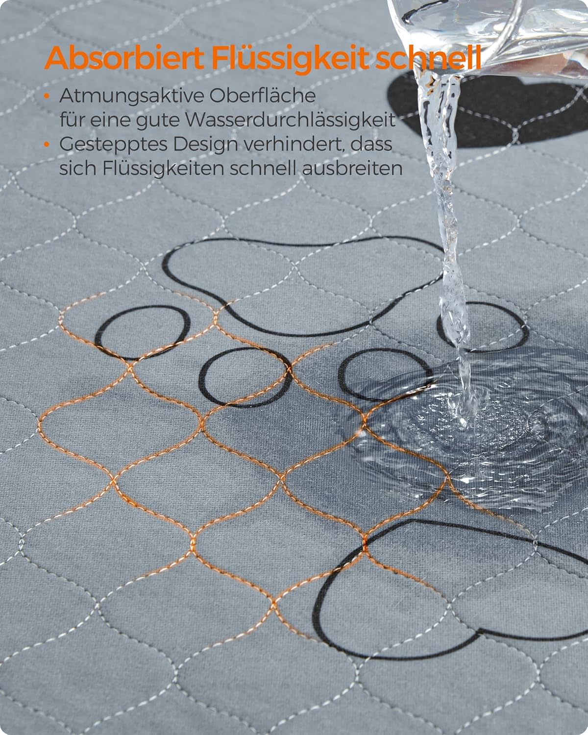 2er-Set Waschbare Welpen-Unterlage, XL (122 x 91 cm)