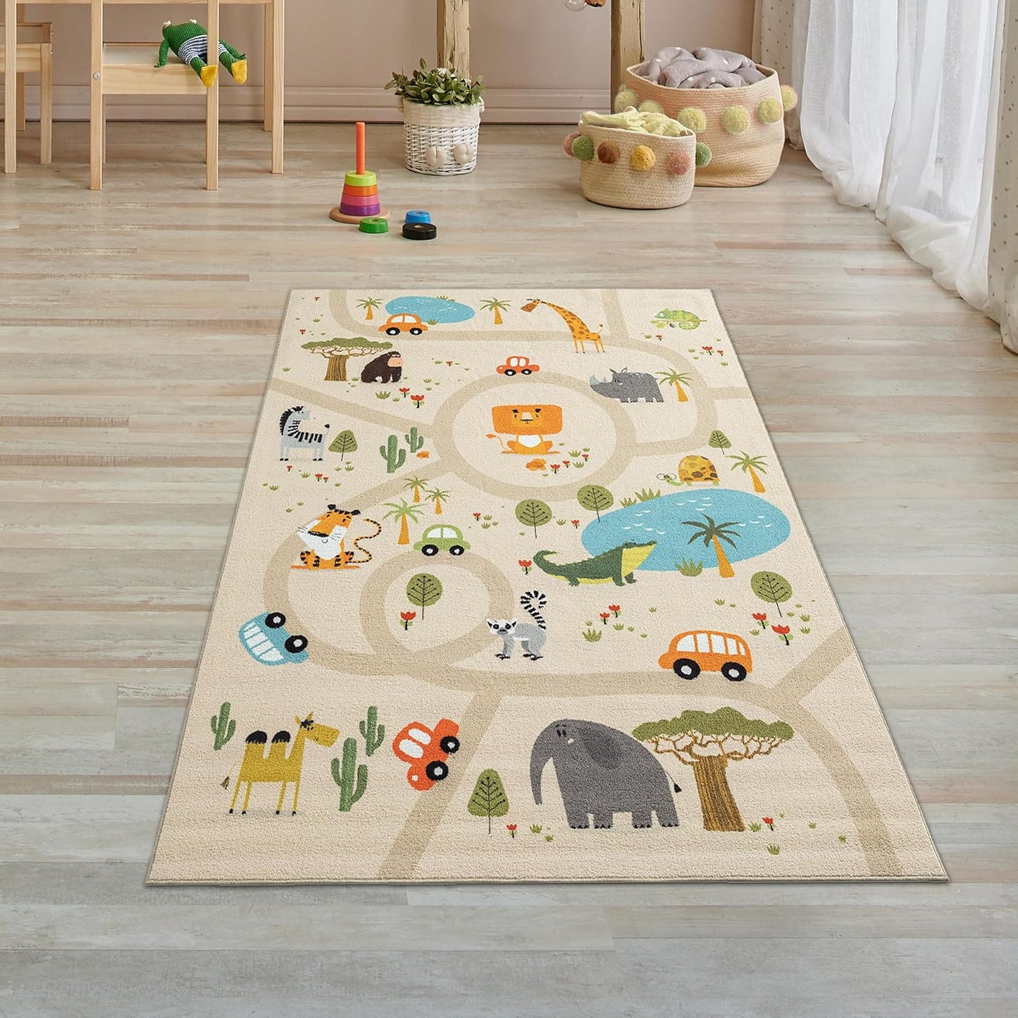 Spielteppich Safari, 80 x 150 cm (Läufer) Safari Beige