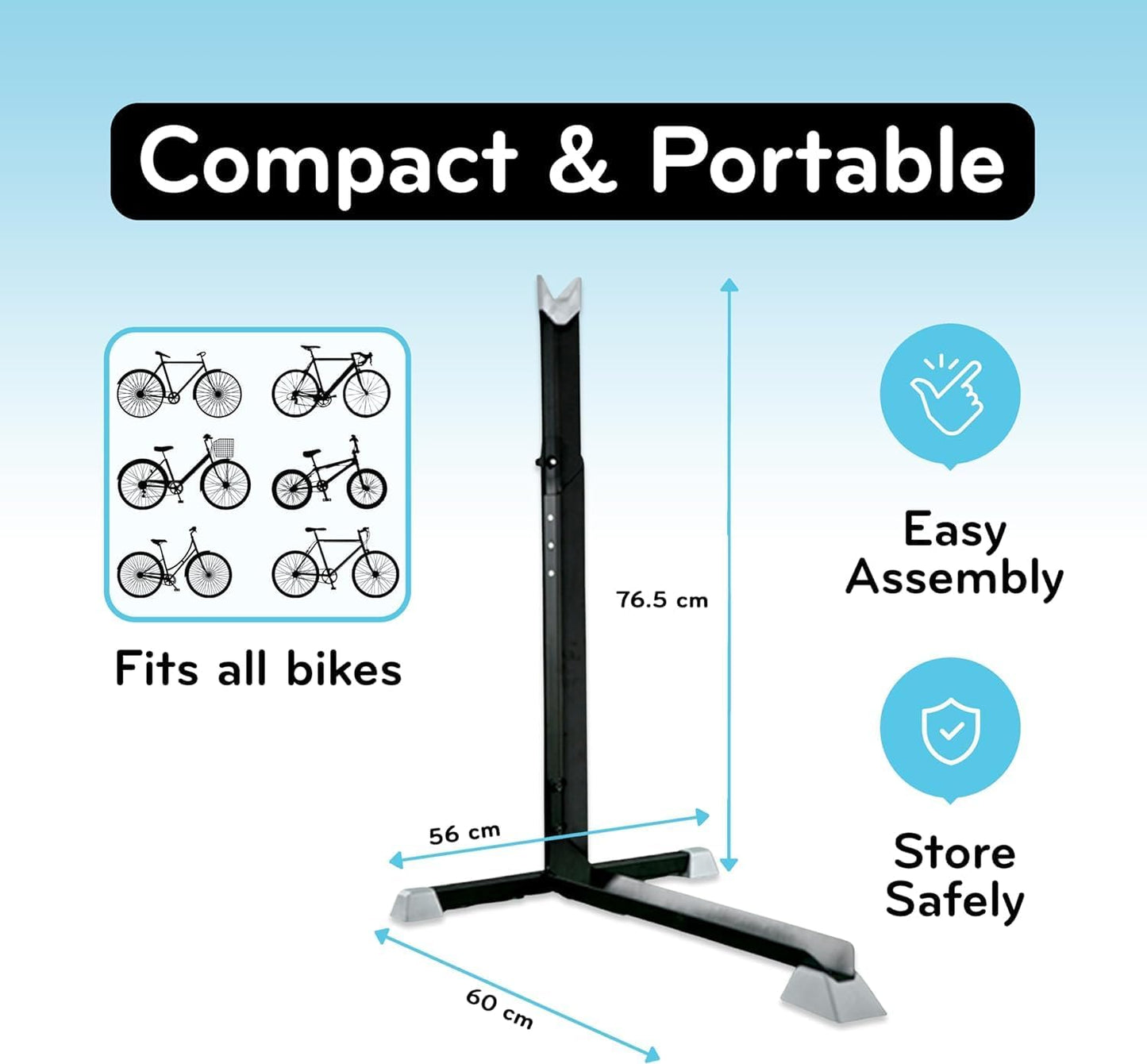 Vertikale Fahrradständer, 2 Stück, Bike Nook 2 Pack