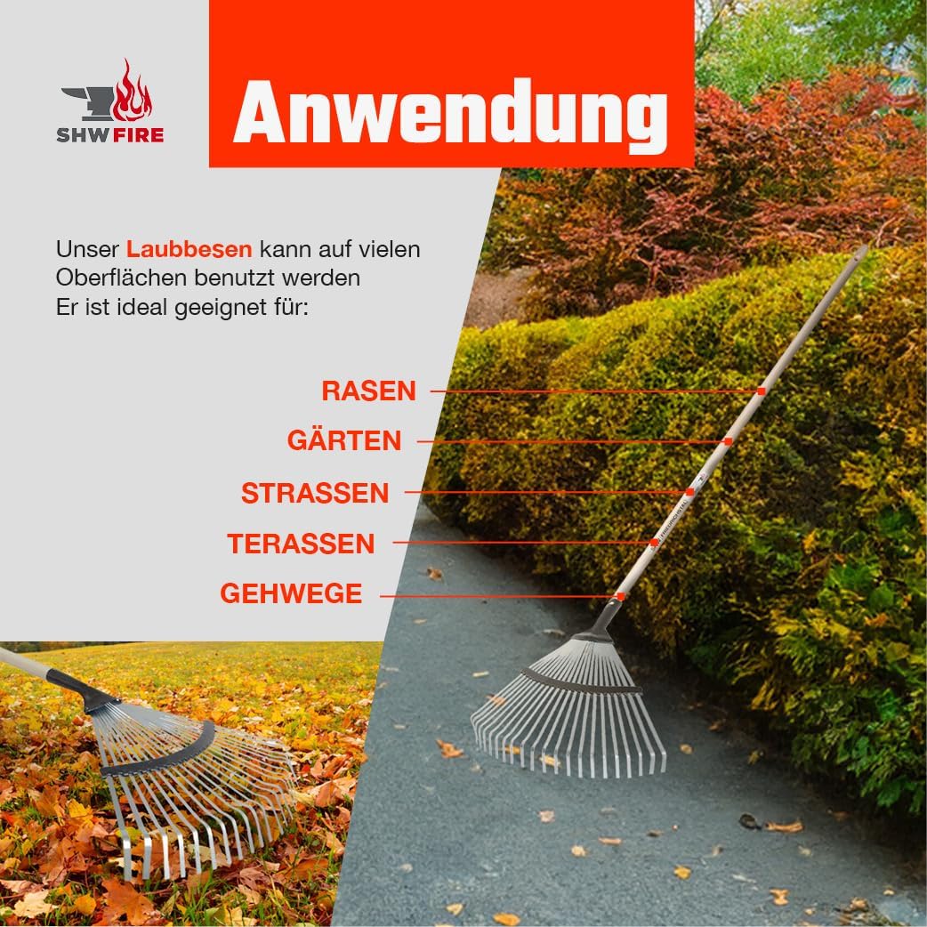 Laubbesen mit 22 Zinken, Unverstellbar