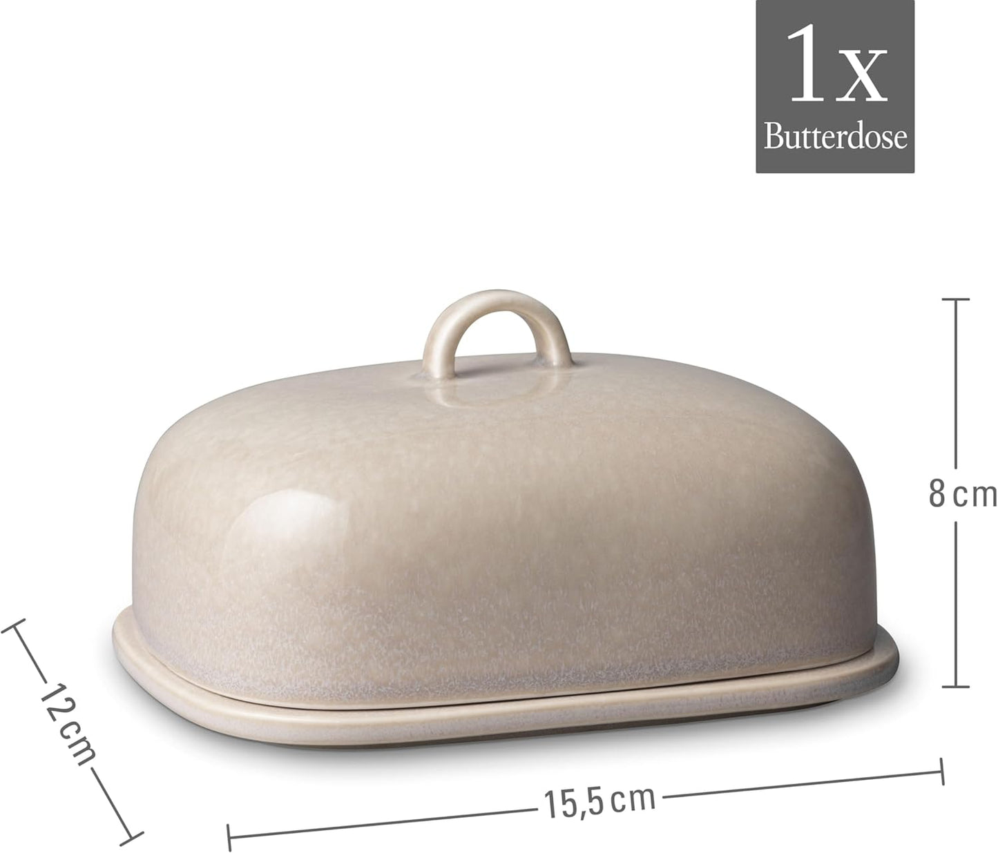 Perlemor Home Sand Butterdose