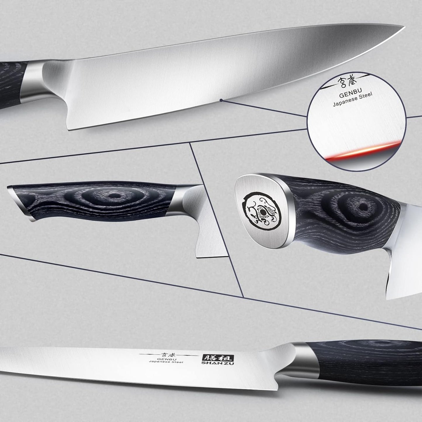 Black Tortoise Genbu Messerset