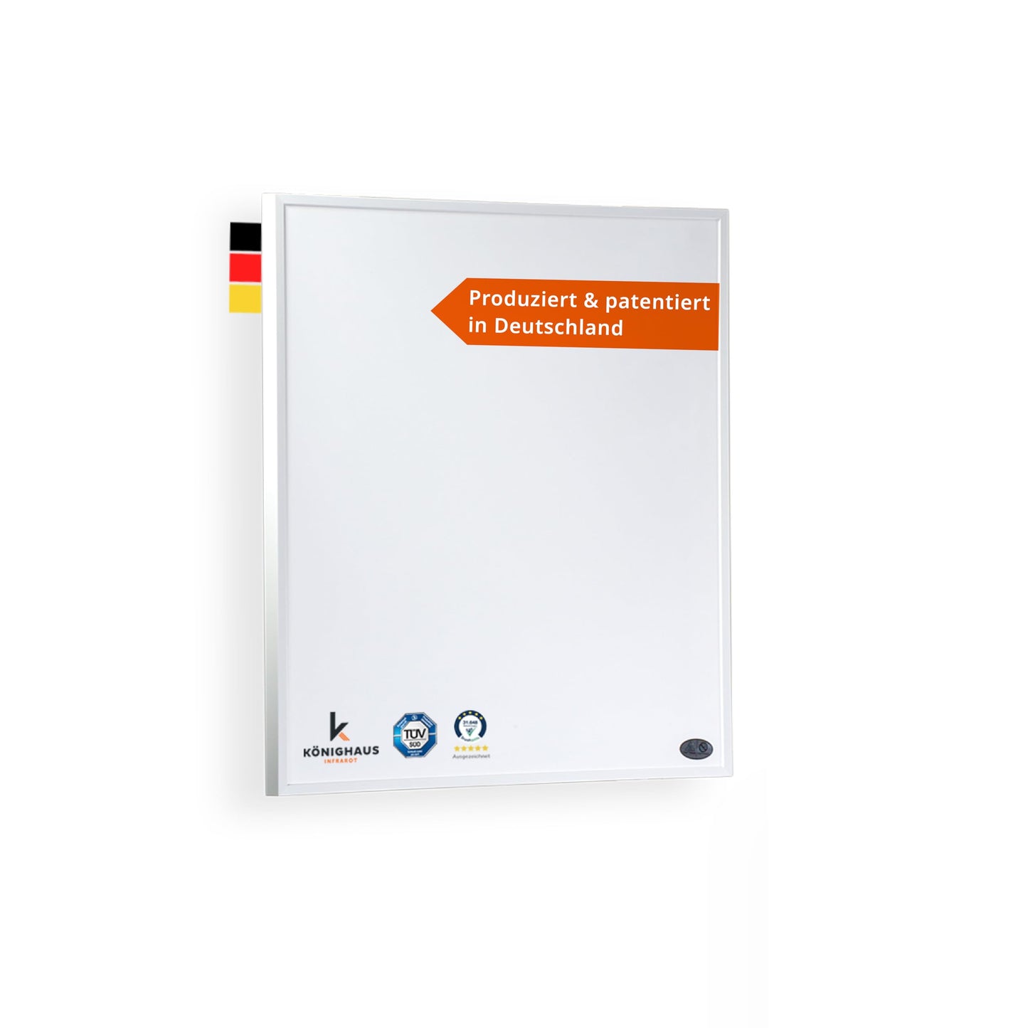 Infrarotheizung mit Überhitzungsschutz, 300 Watt – 50×60 cm Ohne Thermostat