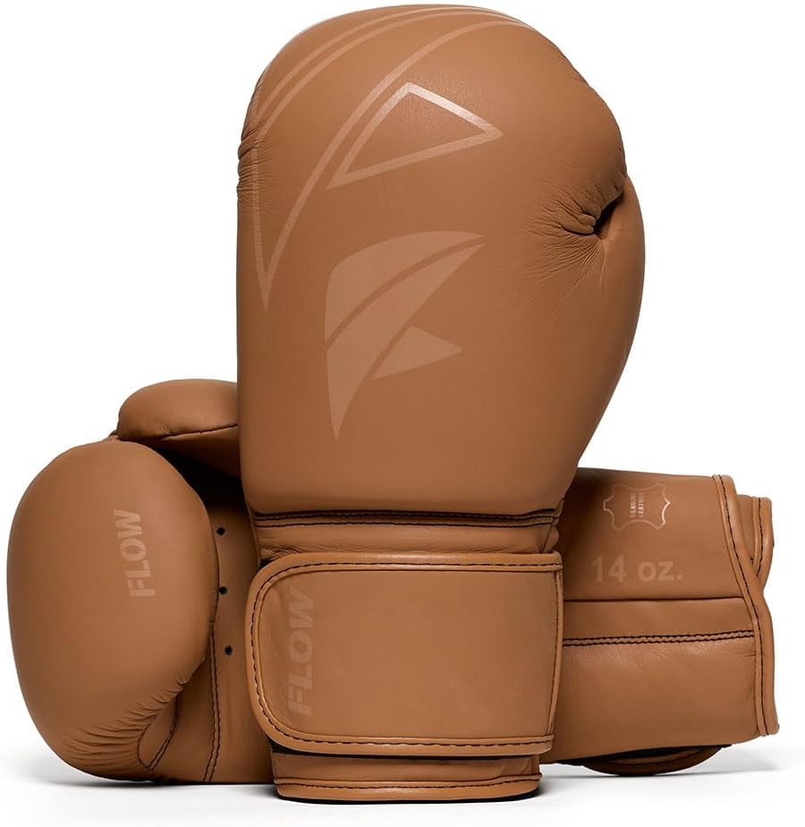 Boxhandschuhe, Mattbraun 12 oz