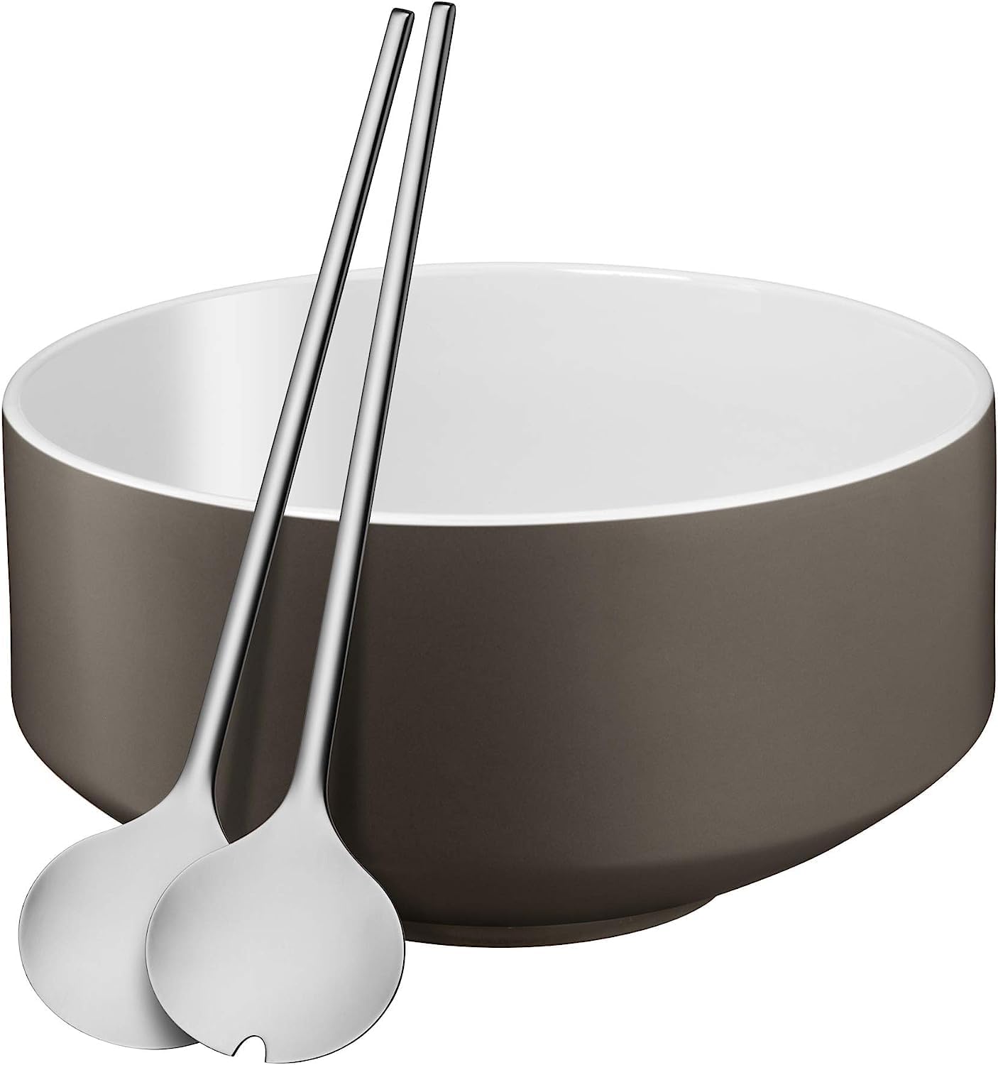 Salatschüssel-Set mit Salatbesteck, Salatschüssel 32 cm