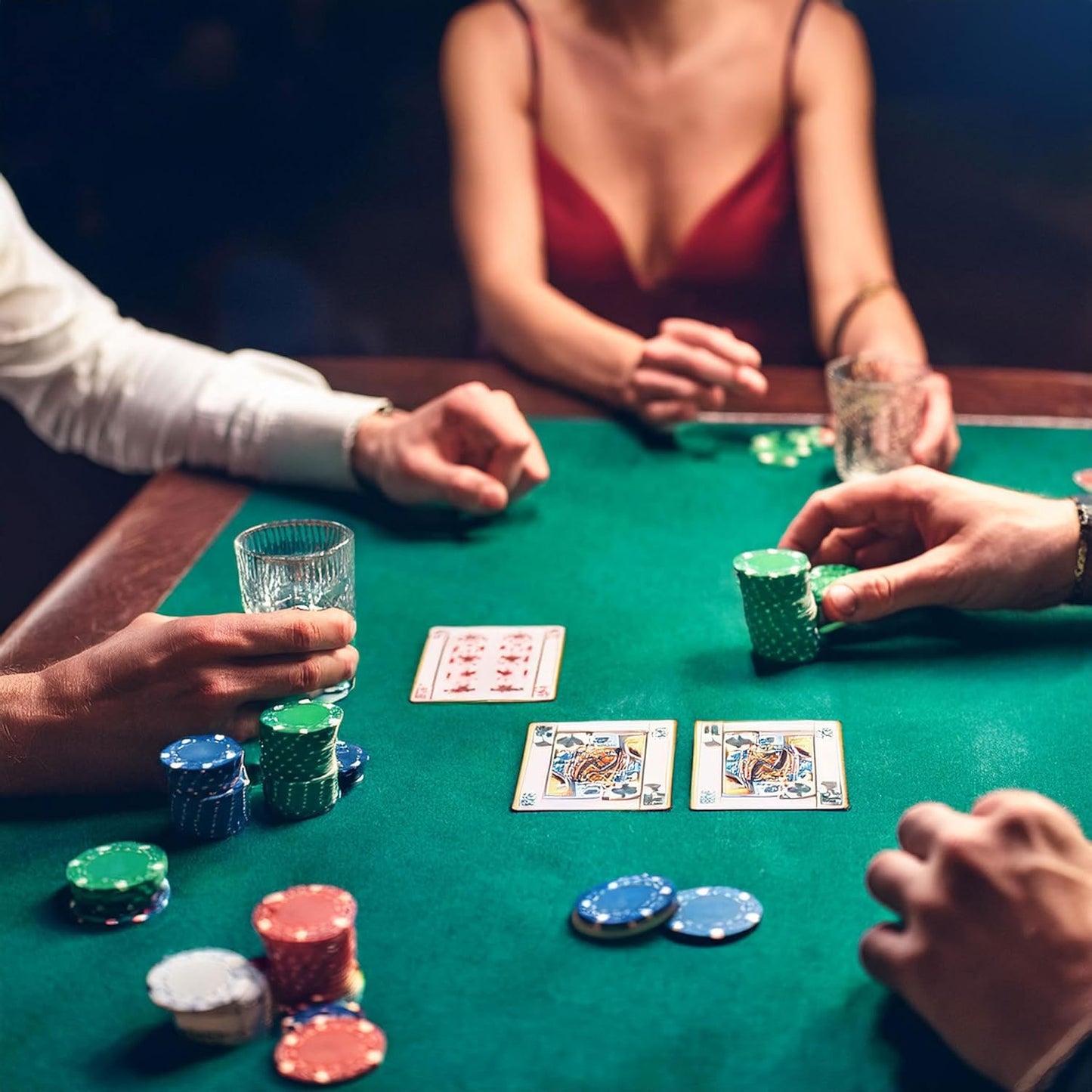 Pokerkoffer, 500 Chips