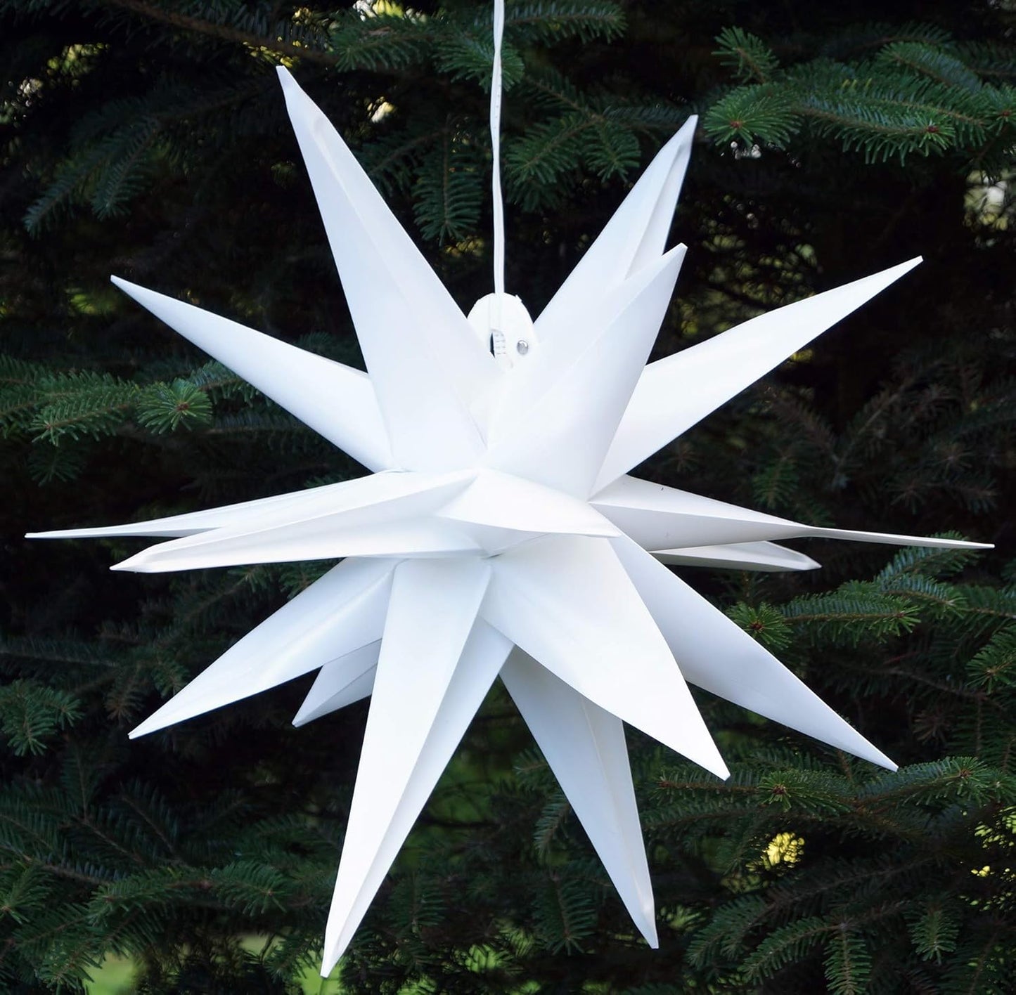 Weihnachtsstern, Ø 35 Cm Trafo Weiss