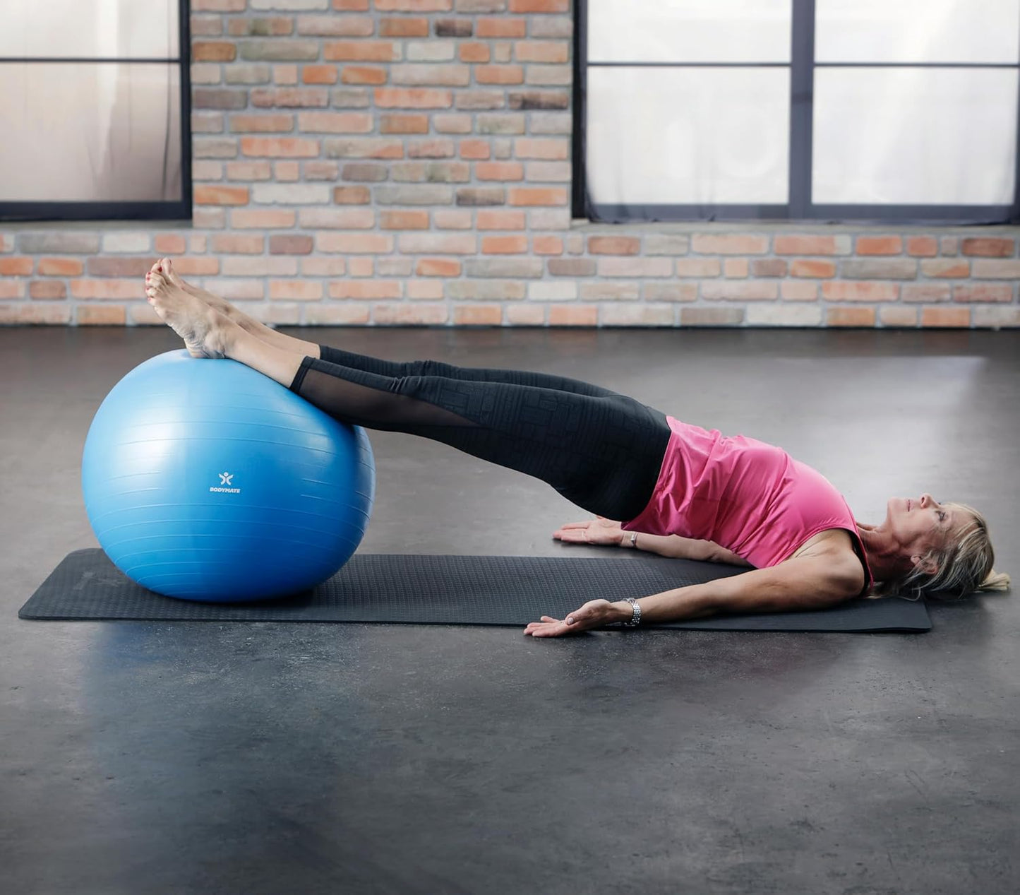Gymnastikball mit Pumpe, New Rose Gold 65 cm (für Körpergröße 155-175cm)