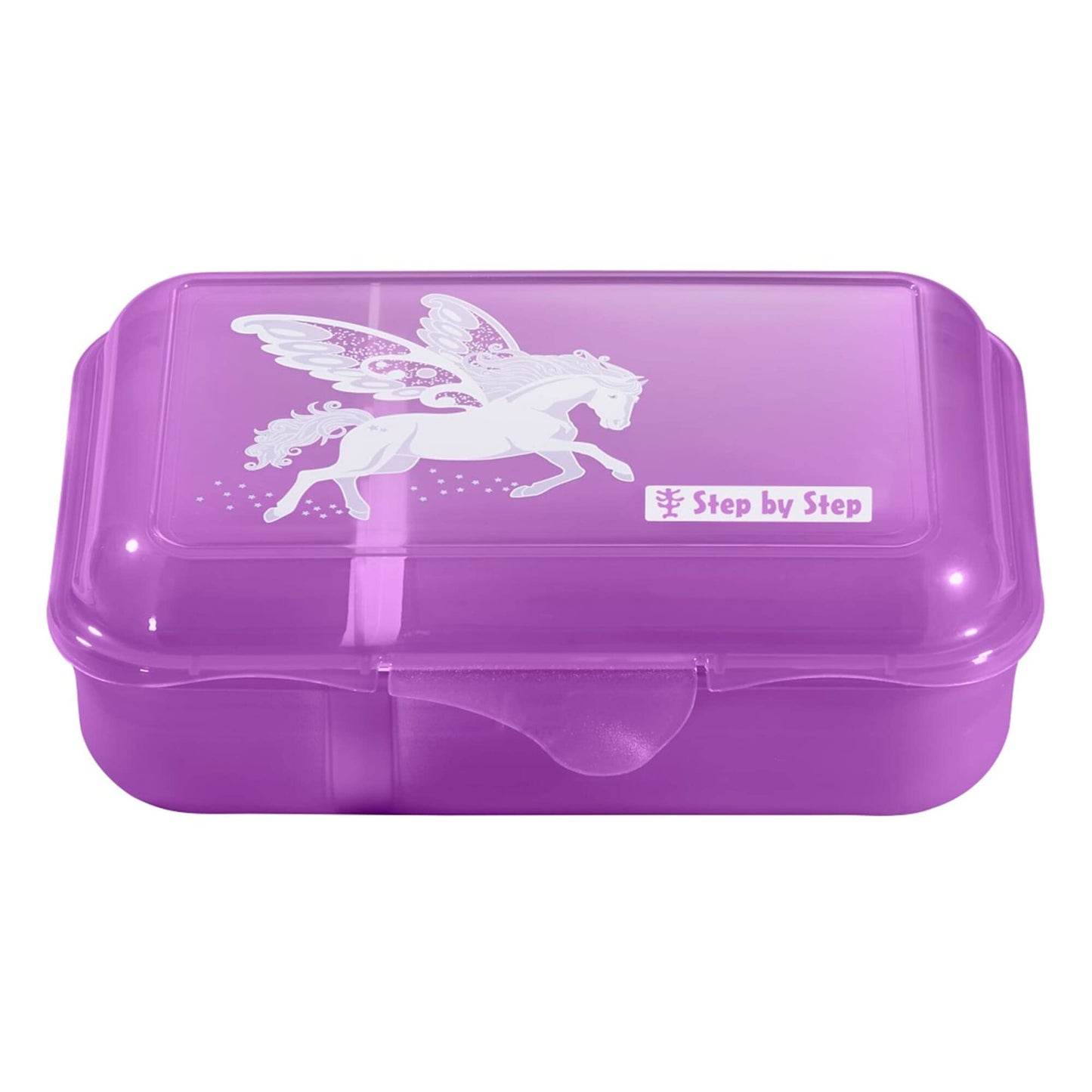 Lunchbox mit Trennwand, Dreamy Pegasus - Lila - Grau