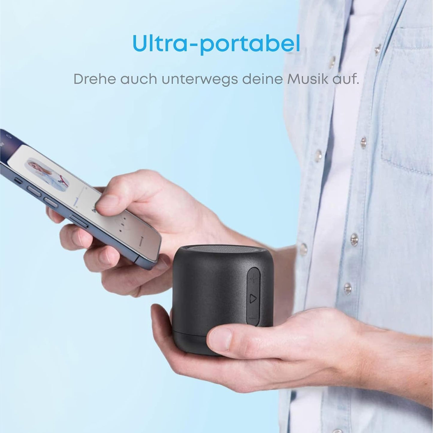 Soundcore Mini - Bluetooth-Lautsprecher, Schwarz
