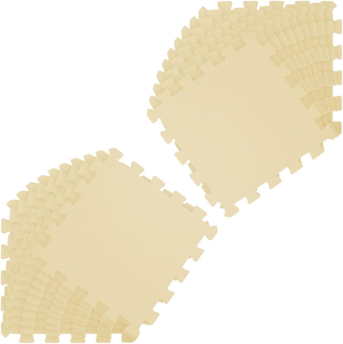 Spielmatte Baby Puzzlematte (18-teilig), Beige