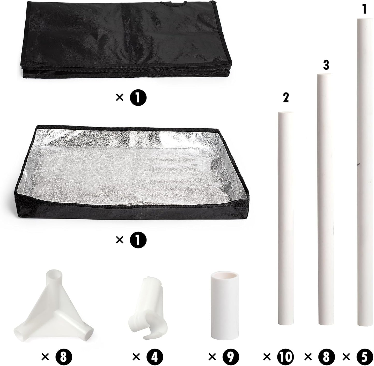 Mini-Growzelt für Indoor-Pflanzen (48x35x55 cm), 48x35x55 CM
