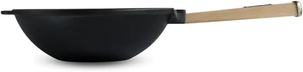 Wokpfanne mit abnehmbarem Griff, 24 cm / Ohne Glasdeckel