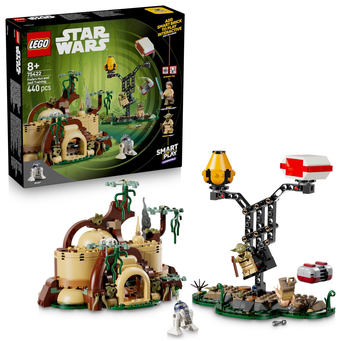 Smart Play: Jedi-Training an Yodas Hütte, Smart Play: Yoda's Hut And Jedi Training 75422