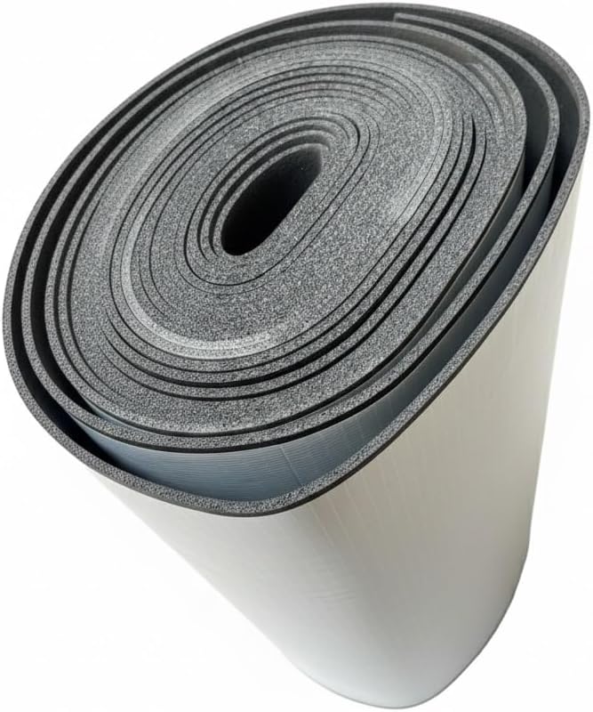 Selbstklebende Isoliermatte, Schwarz 6mm - 15qm