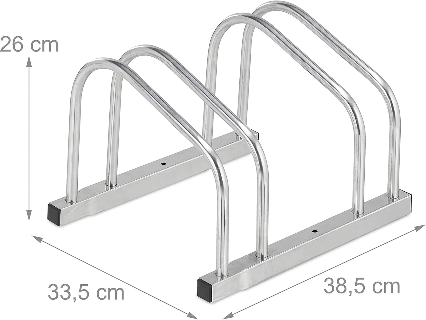 Veloständer für 2 Räder
