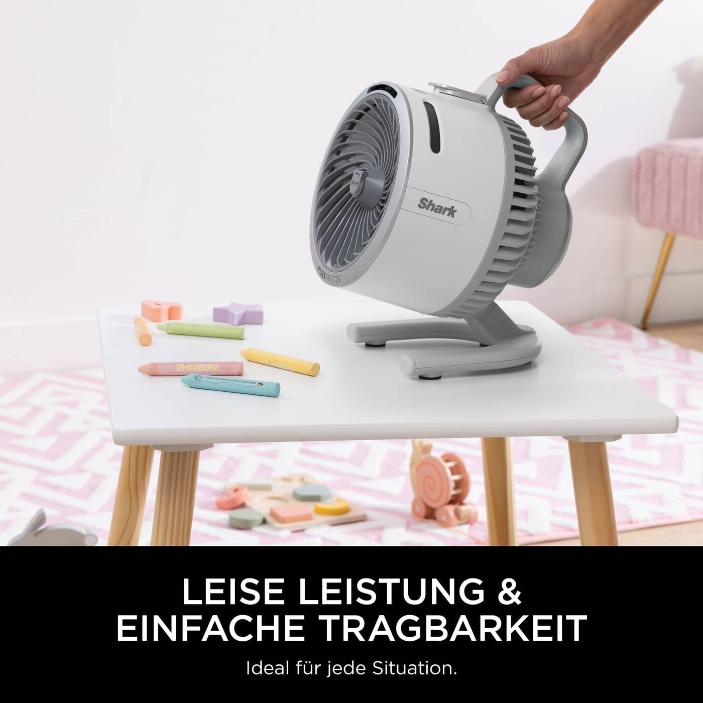 FlexBreeze HydroGo Ventilator mit Sprühnebel, FA050EUDV, Taube