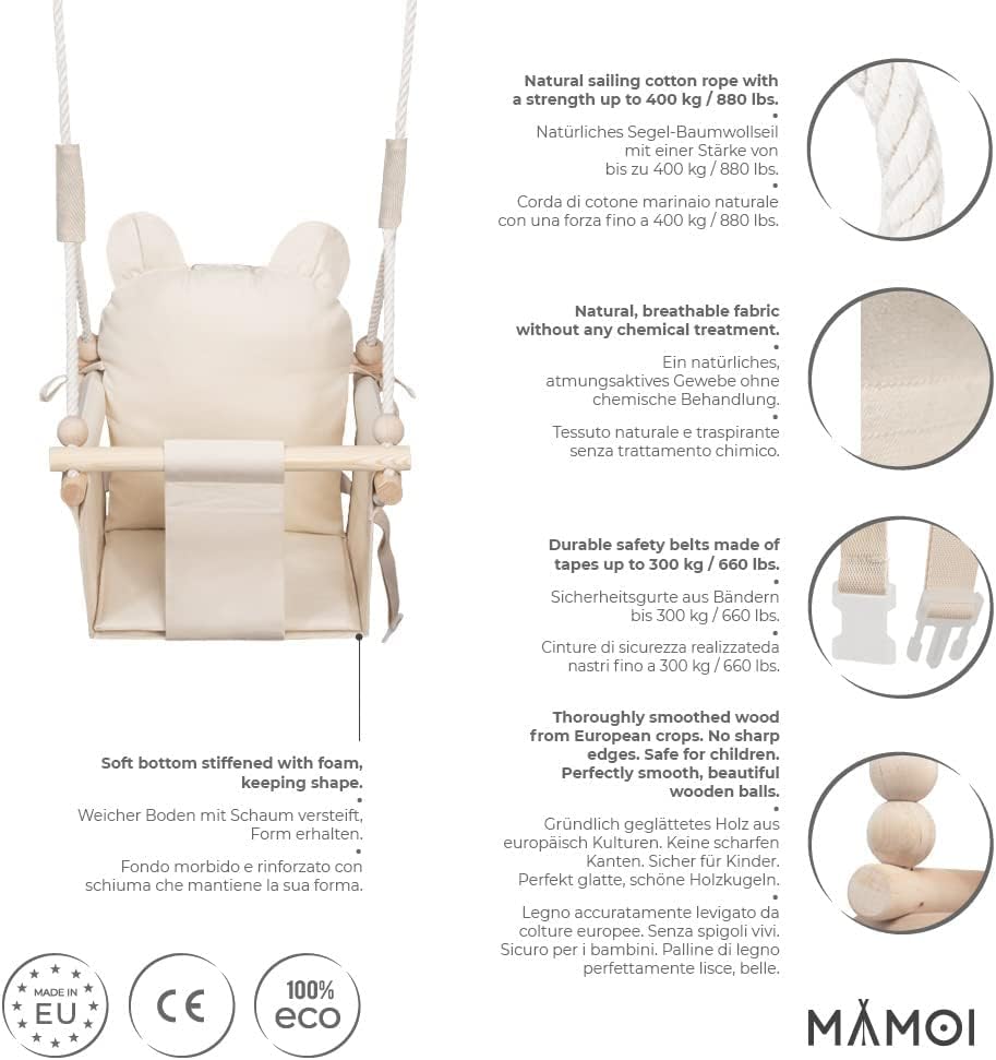 Babyschaukel, Beige