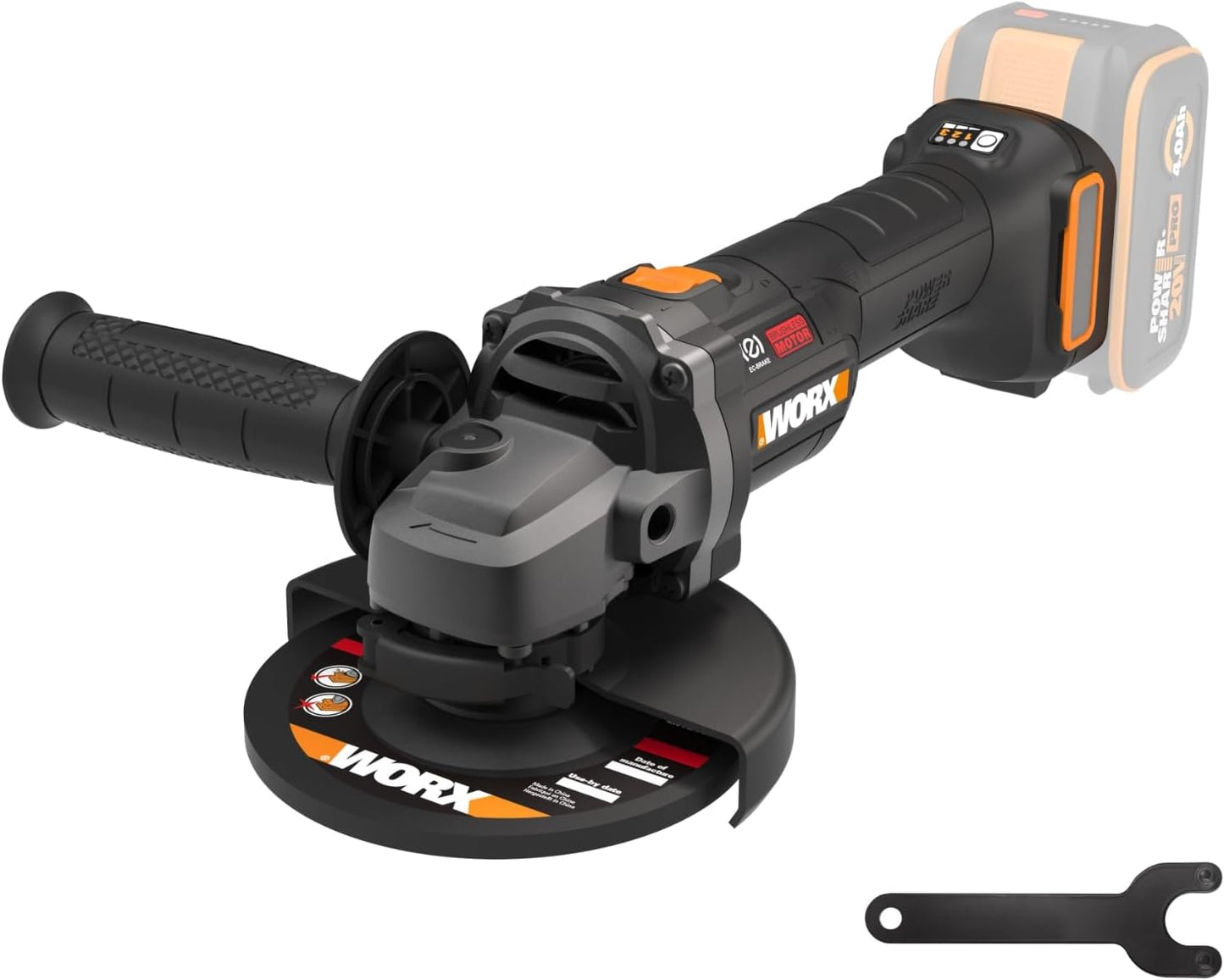 Brushless Akku-Winkelschleifer 125mm
