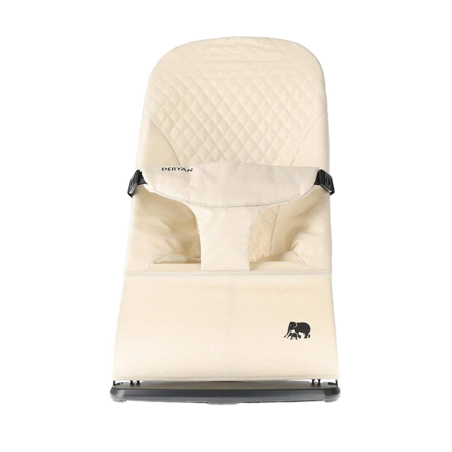 Ergonomische Babywippe Buddy verstellbar & klappbar, Creme