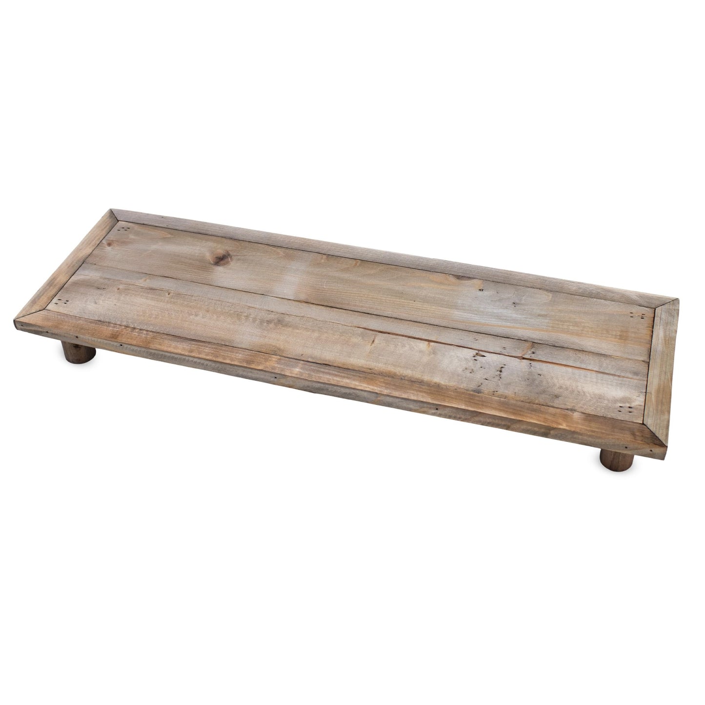 Rechteckiges Deko-Blumentablett, gross / 50 x 18 cm