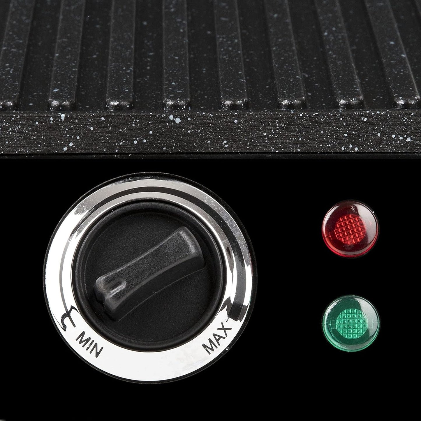 BS44 Grillpfanne mit Petravera-Beschichtung, Schwarz-edelstahlgrau