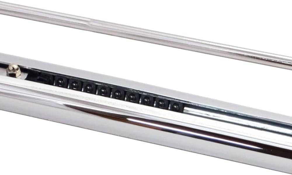 Handtuchstange mit Auszug, Chrom, 1-armig rund 410 mm Chrom Poliert