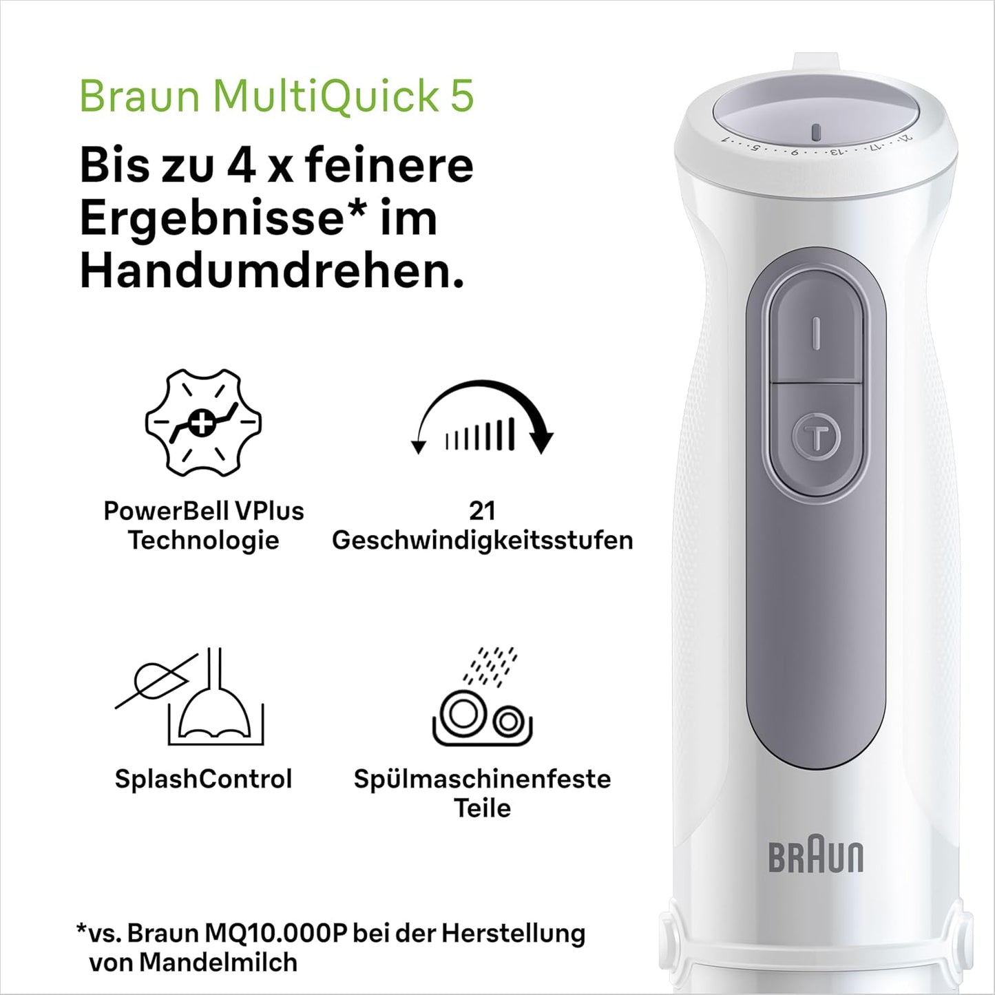MultiQuick 5 Stabmixer, Version 2024 - Edelstahlschaft