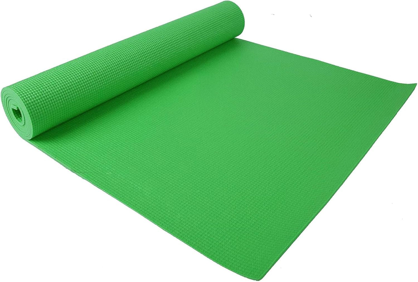 Yogamatte mit Tragegurt, 1/4" grün
