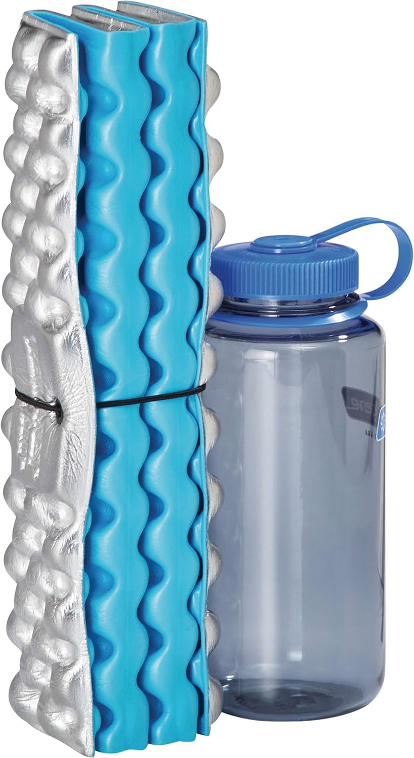 Isolierte Sitzunterlage für Outdoor-Aktivitäten, Blau / Silber