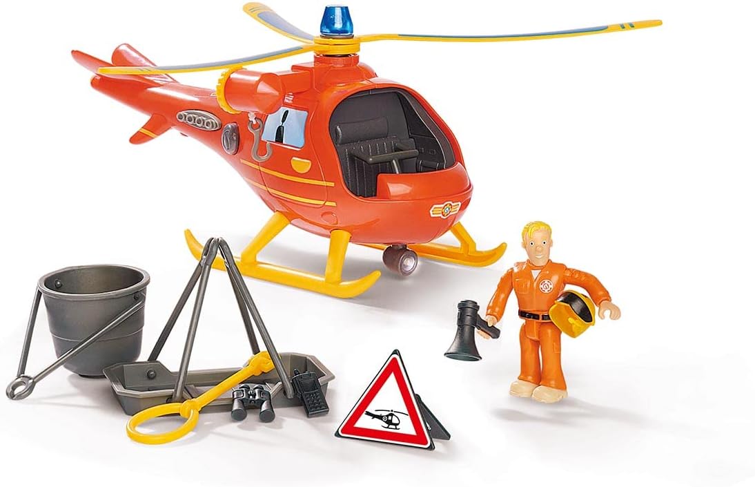 Feuerwehrmann Sam mit Hubschrauber Wallaby