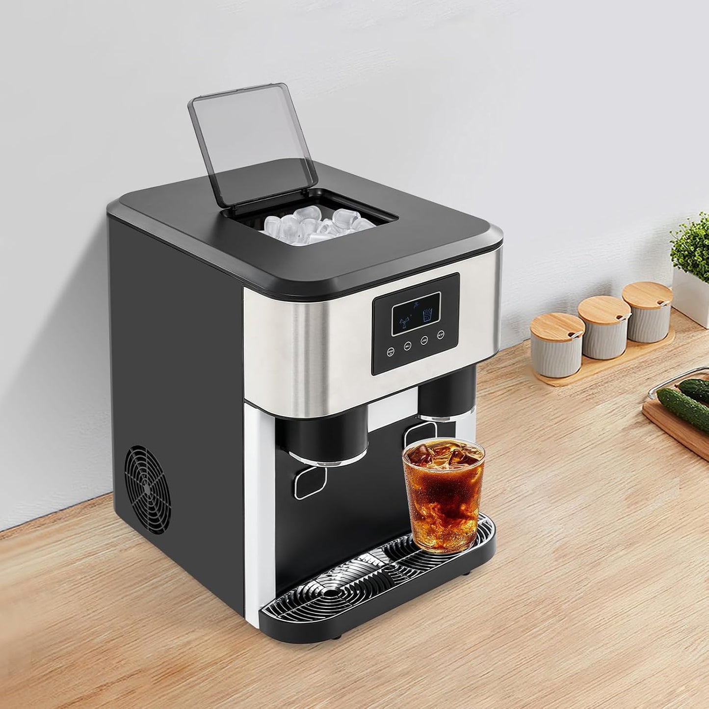 3-in-1 Eiswürfel- und Crushed-Eis-Maschine