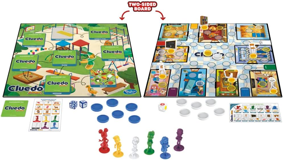 Cluedo Junior 2-in-1 Brettspiel, Junior 2-in-1