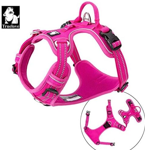 Truelove No Pull - Hundegeschirr, L Fushcia