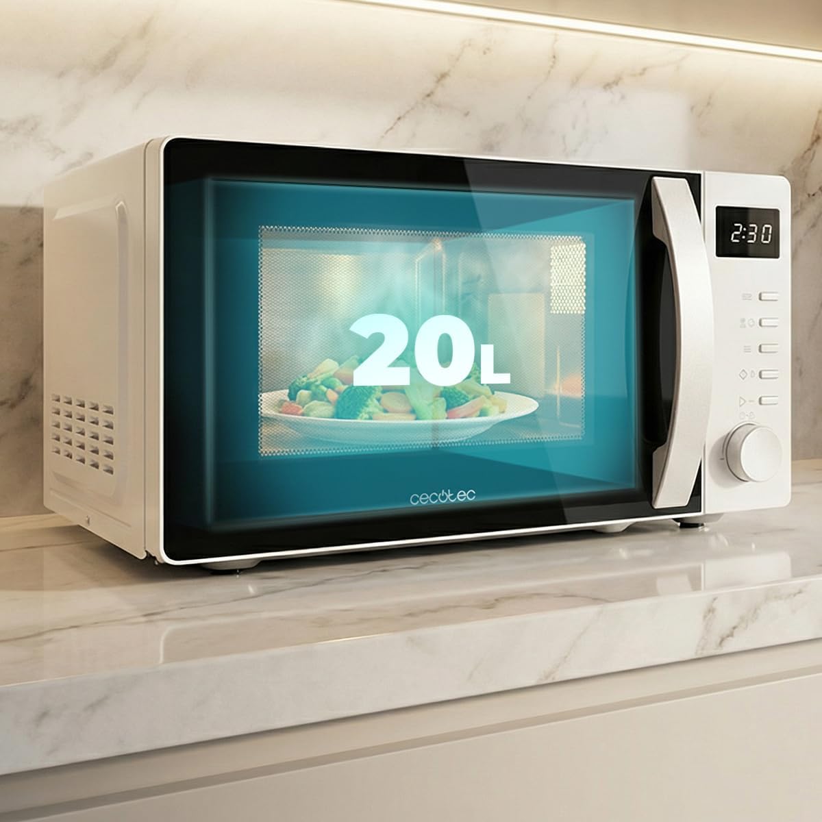 Mikrowelle Proclean 5005 mit 3DWave-Technologie, Weiss