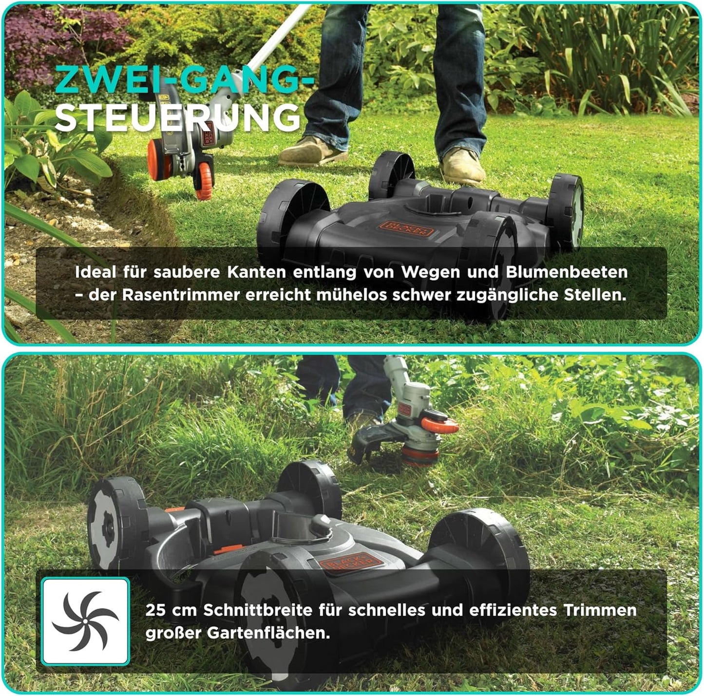 Akku-Rasentrimmer 3in1, Multitrimmer