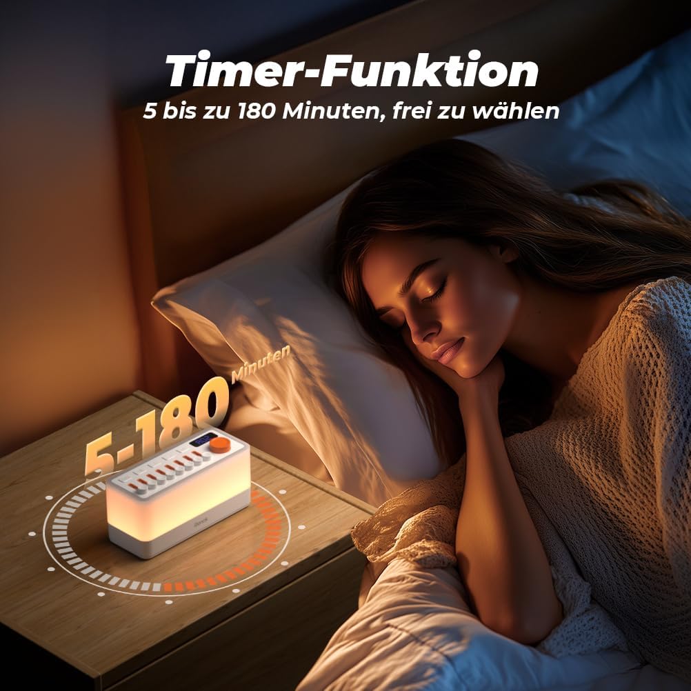 Bluetooth Lautsprecher S10 mit RGB-Licht & Naturgeräuschen
