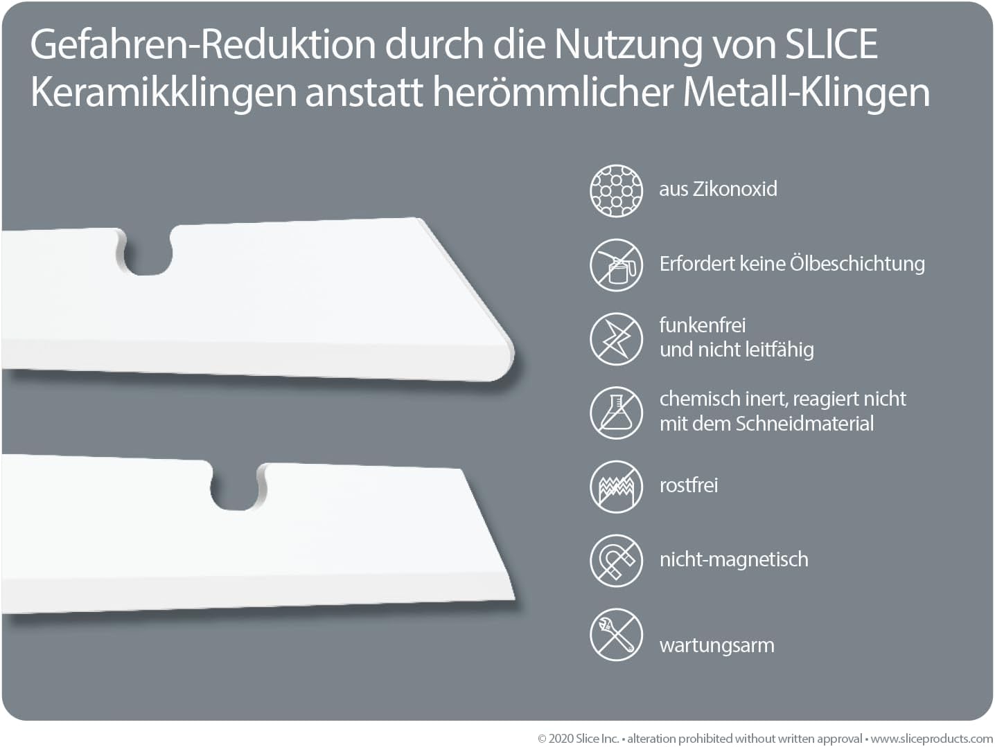 Universalmesser mit automatischem Klingenrückzug, EU Version