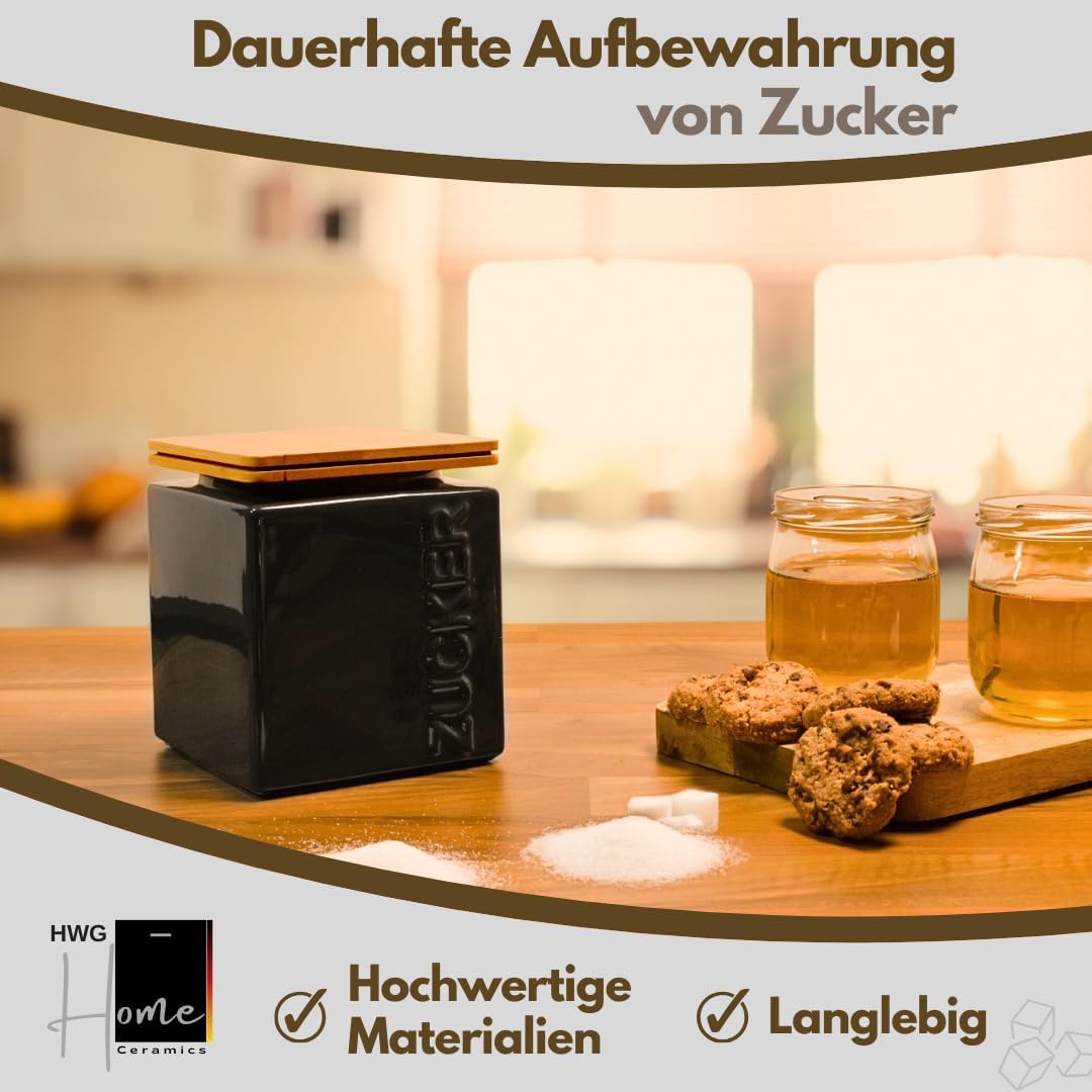 Zuckerdose, stapelbar, luftdicht, 1004
