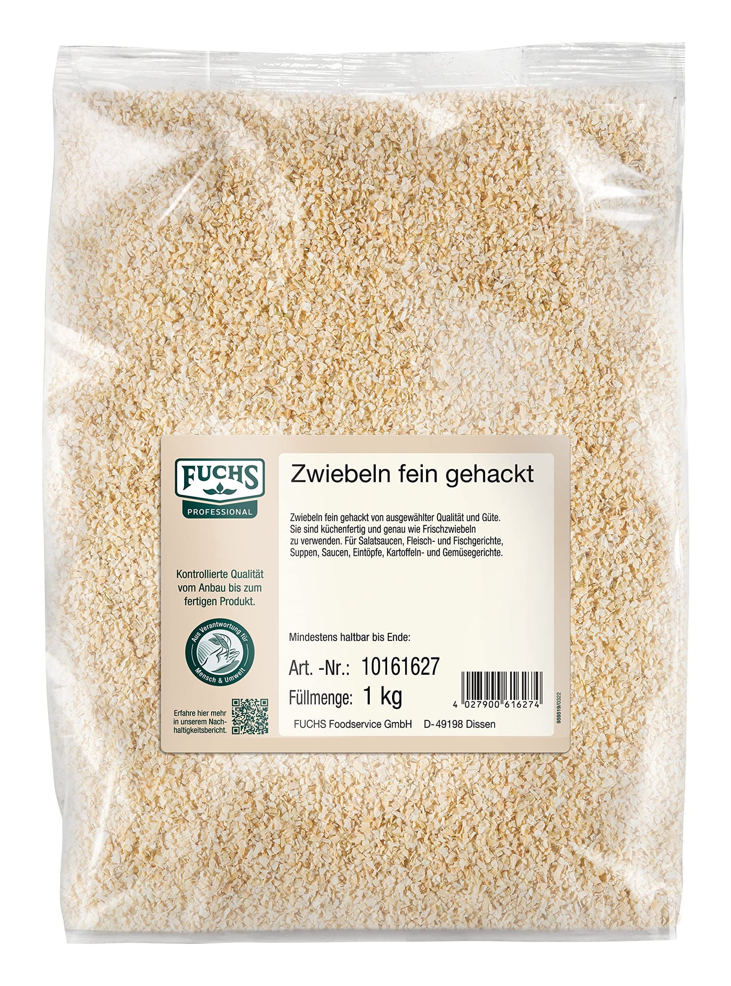Weisse Zwiebeln, fein gehackt, 1