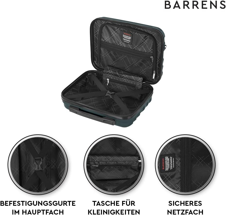 Reise-Kosmetiktasche mit Kofferbefestigung, Cosmetic Case Grün