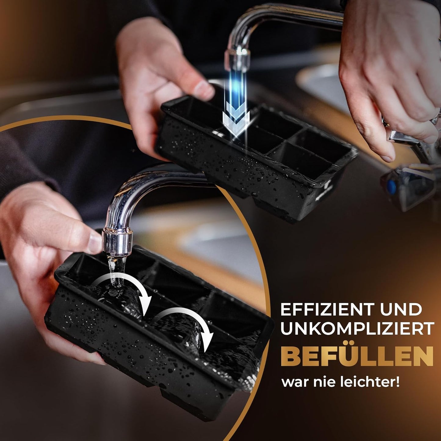 2er-Set Eiswürfelform, 2x Eiswürfelform